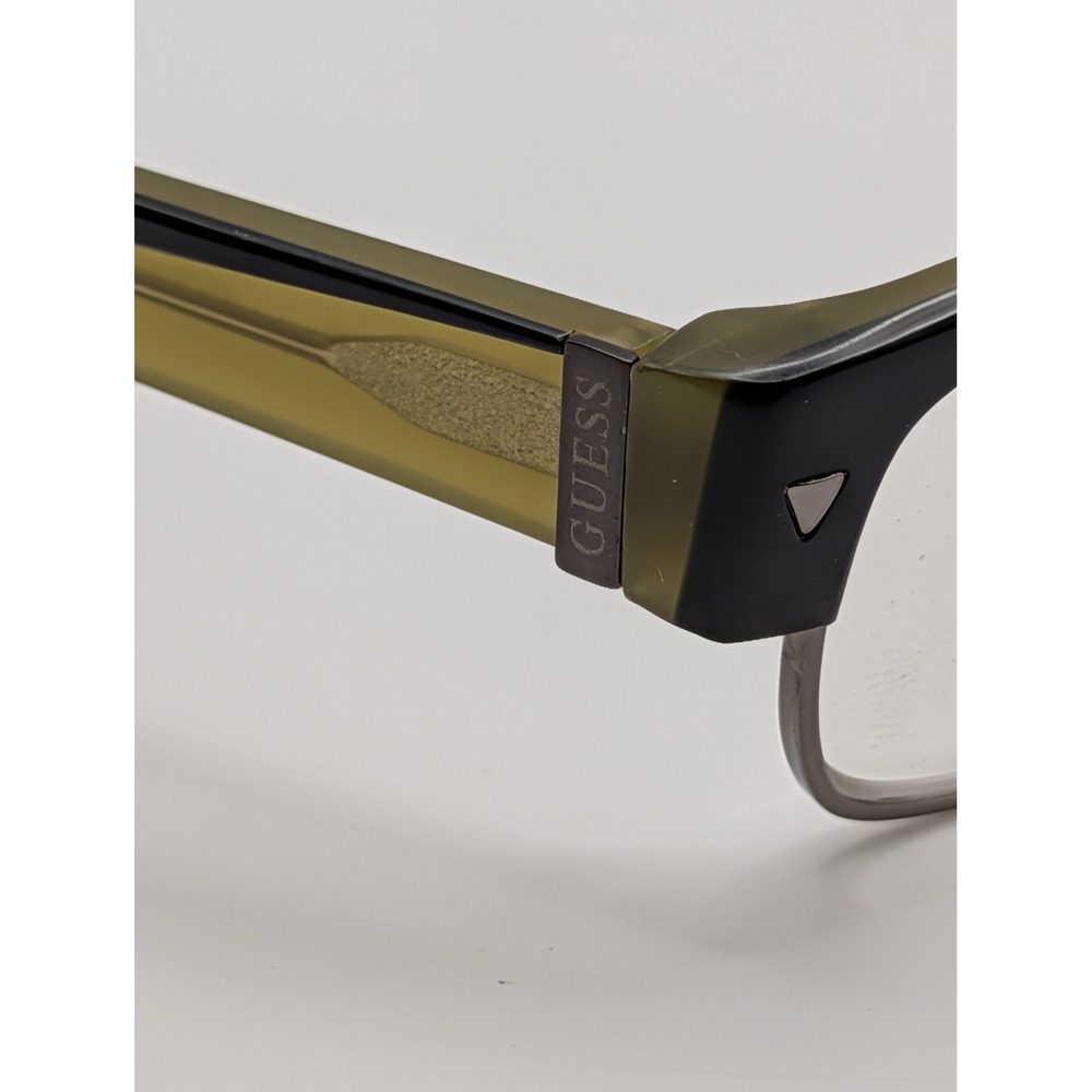Guess GU1546 Eyeglass Frames Only Black Green Full Rim Rectangle 52-17-145 - Picture 6 of 16